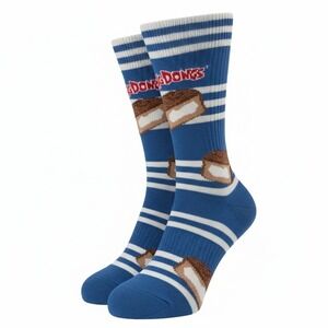 Odd Sox Ding Dongs Blue Crazy Funny Novelty Crew Socks Men's Size 6-12 NWT